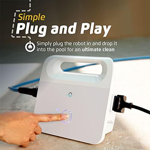 Dolphin (2025 Model) Explorer E30 Wi-Fi Automatic Robotic Pool Vacuum Cleaner, Wall Climbing, Waterline Scrubber Brush, Ideal for Inground Pool 50 FT in Length