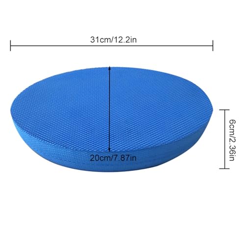 1/2 Pcs Fitness Balance Pad Oval - Beginner Foam Pad, Soft Stability Trainer Foam | Versatile Oval Yoga Foam Board Balance Pad, Non Slip Exercise Balance Pad For Yoga, Pilates, Fitness, Exercise