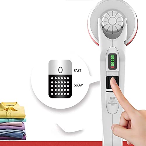 Fabric Shaver Defuzzer,Electric Lint Remover,Rechargeable Sweater Shaver with Replaceable Stainless Steel 6-Leaf Blades,Fabric Shaver,Remove Clothes Fuzz,Lint Balls,Pills,Bobbles