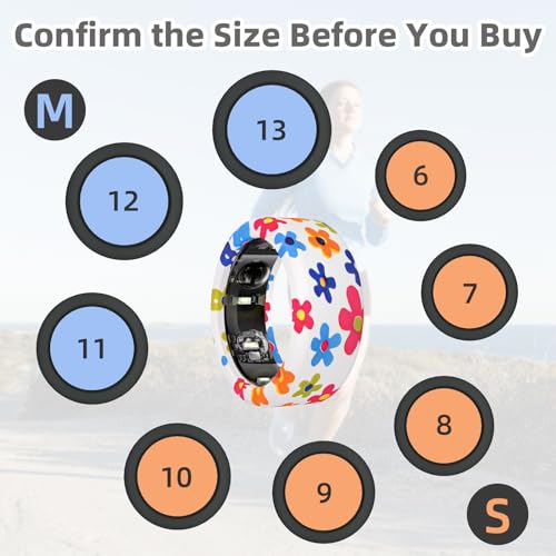 sylacor 3Pack Silicone Cover for Oura Ring Protector, Elastic Ring Case for Oura Ring Gen 3 for Gym and Working Out (Cow+Leopard+Clear, S (6/7/8/9/10))