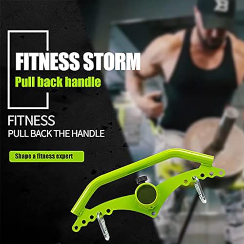 Home Gym Fitness Spreader Bar, Multi-Grip Wide Lat Pull Down Bar, Neutral Grip Handle, Lat Pulldown Attachments Long Bar for Cable Pulley System Machine, T-bar Row Landmine Attachment (SP-05)