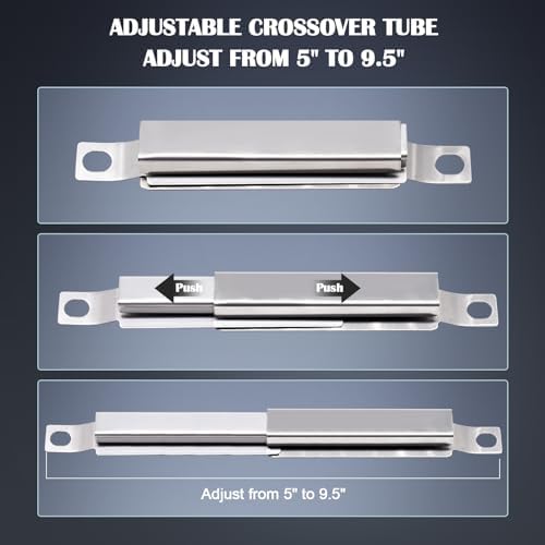 Grill Replacement Parts for Charbroil 463268008, 463268007, 463268606, 463248108, 463268706 Grill Models. Grill Heat Shields, Burner Tubes and Carryover Tube for Charbroil Replacement Parts.
