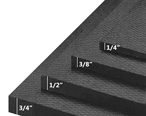 American Floor Mats Ultimate Stand-Alone Gym Mats 10% Blue-Grey 4' x 6' - 1/4" Thick