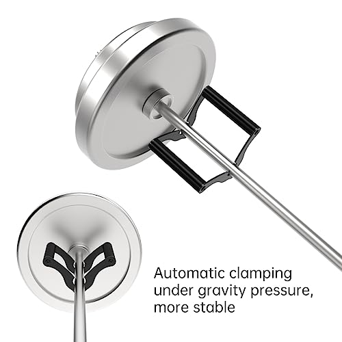 AimiDream V Bar Landmine Handle Attachment for Barbell Bar, Solid Multi-Grip Landmine Handle Attachment with Non-Slip Rubber Handle, Fits Olympic Bars Strength Training Bars,Black