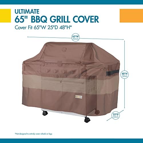 Duck Covers Ultimate Waterproof BBQ Grill Cover, 65 Inch, Grill Cover, Grill Cover for Outdoor Grill, BBQ Cover