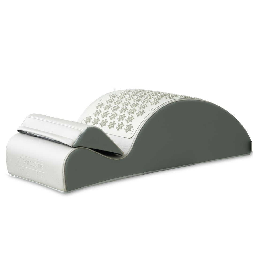 BAROSPINE Spine Corrector, Pilates Spine Supporter, Cervical Correction, Ergonomic Curved Bio-Foam Design, Non-Slip, Light Weight (Premium (Spine Corrector, Baro Curve & Spark Mat), Stone Gray)