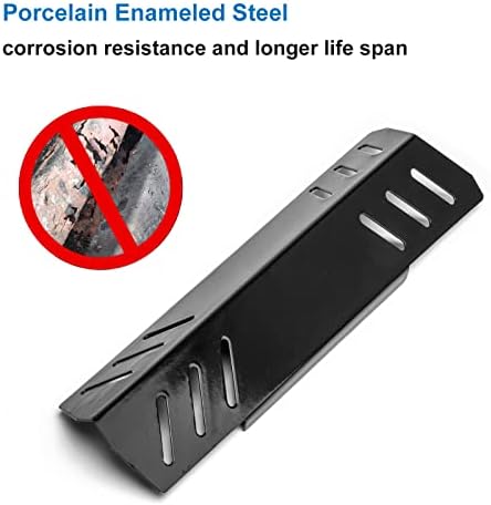 Uniflasy Grill Replacement Parts for Pit Boss Memphis Ultimate 4-in-1 Combo Grill, Stainless Steel Burner, Porcelain Steel Heat Plate,for Pit Boss Smoker and Charcoal Grills