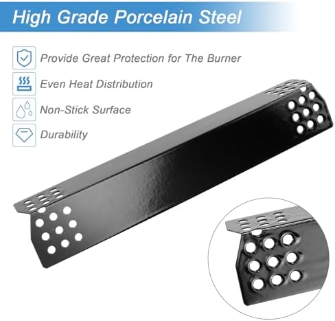 Grill Replacement Parts for Nexgrill 720-0925P - 4 Burner, Grill Grates, Heat Plate, Cast Iron, Porcelain Steel