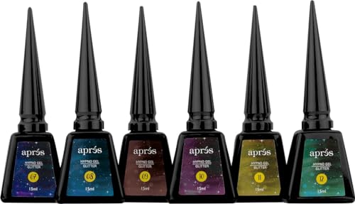 APRÉS HypnoGel - Invidual Colors | Cat-Eye Magnetic Gel Polish, Metallic Shades, Nail Art | Easy 2-Coat Process | 20x More Magnetic Powder H#8 - Amazonite
