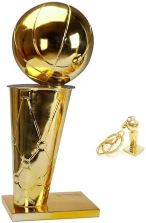 Replica Basketball Champion Larry O'Brien Trophy, Golden State Crafts Souvenir Plated Award Model Cup Fans Gift