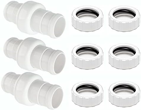 Makhoon Pool Cleaner Hose Swivel & Nut Combo Replacement Kit for Polaris Zodiac 360 (3 Pack)