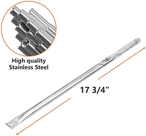 Grill Part Kit for Charbroil Performance 5 Burner Gas Grills 463347519, Replacement for Char-broil 463347017 463335517 463276517 463244819, Heat Plates, Burners, Adjustable Crossover Tube, Ignition