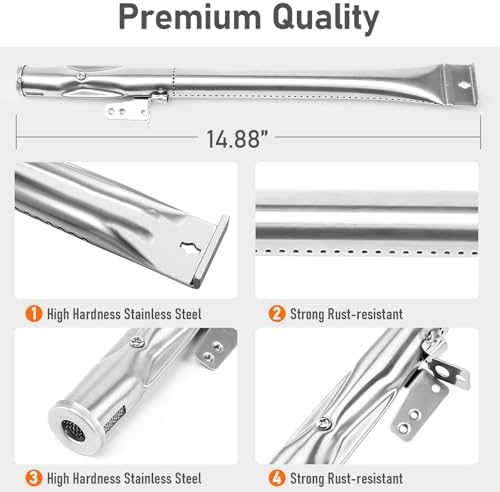 Uniflasy Grill Replacement Part for Nexgrill 5 Burner 720-0888 720-0888N, for Nexgrill Replacement Parts 4 Burner 720-0830H 720-0830X 720-0888S, BHG 720-0783W, for Nexgrill Replacement Parts 5 Burner