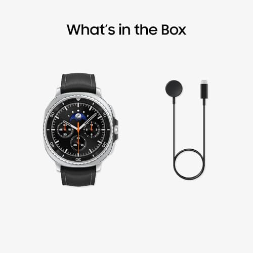 Samsung Galaxy Watch 8 Classic (2025) 46mm LTE Smartwatch, Cushion Design, Rotating Bezel, Quick Button, Sleep Coaching, Running Coach, Energy Score, Black [US Version, 2 Yr Warranty]