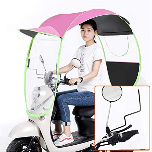 Universal Electric Motorcycle Sunshade Cover, Universal Motorcycle Umbrella Sun Shade Rain Cover Car Motor Scooter Waterproof Umbrella