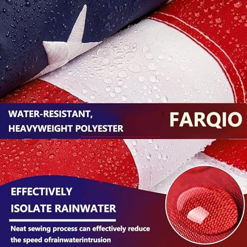 American Flag 2.5x4 FT Pole Sleeve, American Flag sleeve style,Long Lasting US Flag, Heavy Duty Durable TearProof American Flag Sleeve, Embroidered Stars, Sewn Stripes,, UV Protection，Flags for Outside (Pole NOT Included)