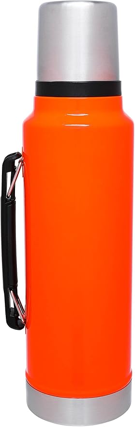Stanley Classic Vacuum Insulated Wide Mouth Bottle -BPA-Free 18/8 Stainless Steel Thermos for Cold & Hot Beverages