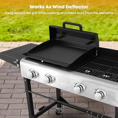 Stanbroil Hard Cover Hood for Royal Gourmet GD401 GD402 GD403 Grill and Griddle Combo, Durable Powder Coated Steel