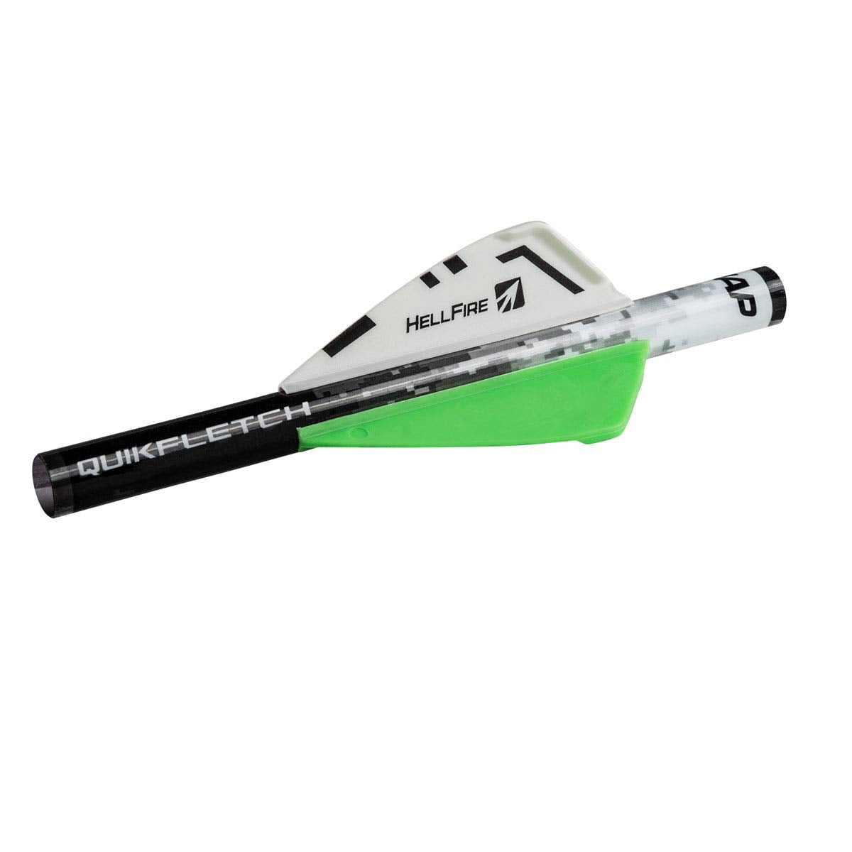 New Archery Products Quikfletch 2" Hellfire Fletching (6 Pack), Green