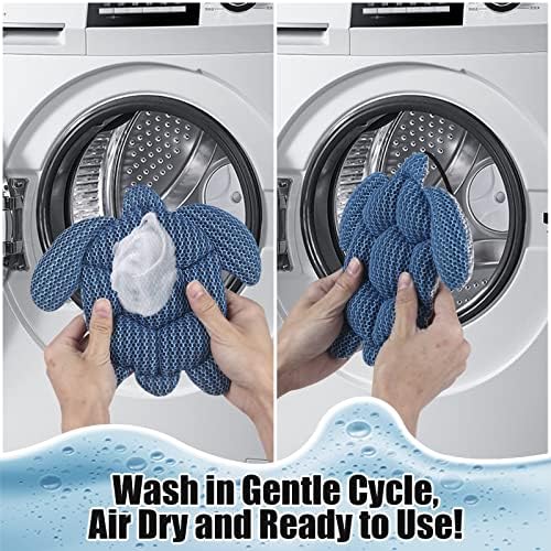ANSLCA Hot Tub Scum Absorber, 2 Pack Scum Turtle Hot Tub Cleaner Hot Tub Sponges to Soak up Oils- Must Have Hot Tub Accessories for Adults Hot Tub Scum Sponge- Keeps Your Hot Tub Water Clean and Clear
