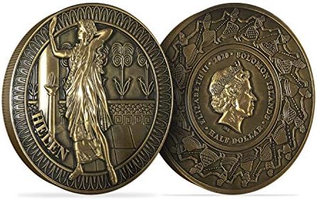 Antique Collectable Coin Greek Mythology Troy Trojan Collection - Hecuba & Priam