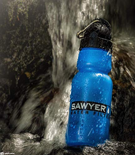 Sawyer Products SP140 Personal Water Bottle Filter, 34-Ounce,Blue