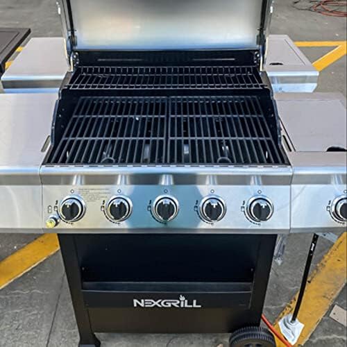 Replacement Parts Kit for Nexgrill 5-Burner 720-0888 720-0888N 720-0888A, 4-Burner 720-0830H 720-0830, Cooking Grate, Grill Heat Shield and Burner Kit for Nexgrill Replacement Parts