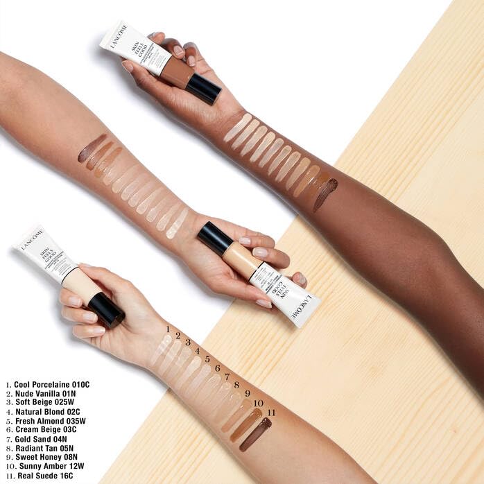 Lancôme Skin Feels Good Hydrating Tinted Moisturizer with SPF 23 - Oil-Free & Lightweight Foundation - Sheer Coverage with Healthy Glow Finish - 025W Soft Beige