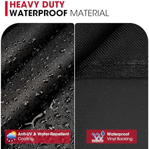 Unicook 70 Inch Griddle Grill Cover for Blackstone 36 Inch ProSeries, Heavy Duty Waterproof Large Flat Top Grill Cover with Sealed Seam, Compare to Blackstone 5005, 5482, Black