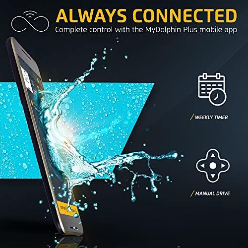 Dolphin (2025 Model) Explorer E30 Wi-Fi Automatic Robotic Pool Vacuum Cleaner, Wall Climbing, Waterline Scrubber Brush, Ideal for Inground Pool 50 FT in Length