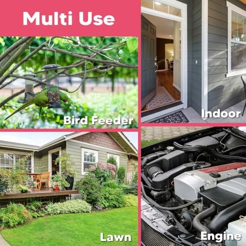 Squirrel Repellent Outdoor, Chipmunk Repellent, Squirrel Repellent for Garden & Yard, Attic Squirrel Deterrent, Keep Chipmunk Away, Get Rid of Squirrels for Tree, Bird Feeders, Plant-8P