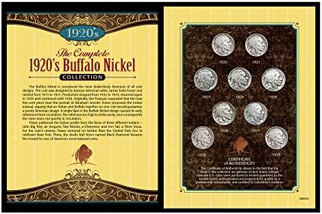American Coin Treasures Complete 1920's Buffalo Nickel Collection