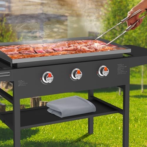 Silicone Griddle Mat Cover for Blackstone - 28 Inch True All-Encompassing Coverage Heavy Duty Food Grade Grill Buddy Mat, All Season Cooking Surface Protective Cover