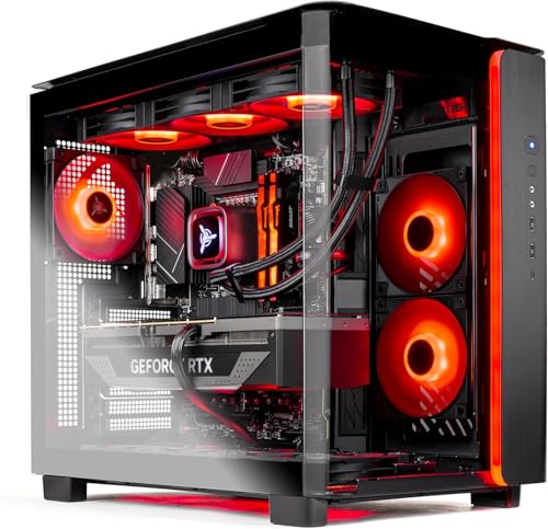 Skytech King 95 Gaming PC Desktop, Ryzen 7 9800X3D 4.7 GHz (5.2 GHz Turbo Boost), NVIDIA RTX 5070 12GB GDDR7, 1TB Gen4 SSD, 32GB DDR5 RAM 6000 RGB, 850W Gold PSU, 360mm ARGB AIO, Wi-Fi, Win 11 Home
