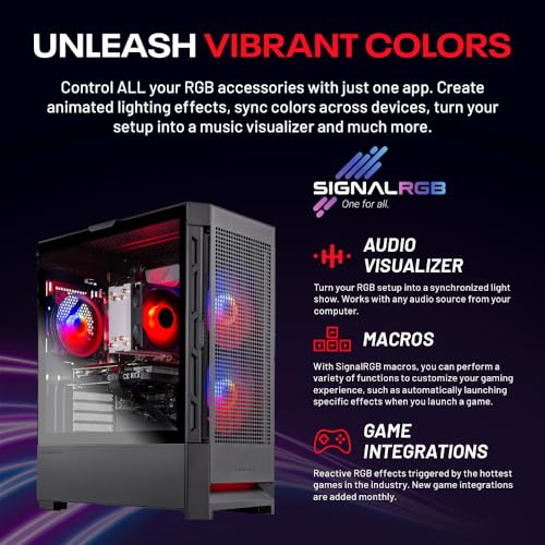 Skytech Blaze4 Mini Gaming PC Desktop, Ryzen 7 5700 3.7 GHz (4.6GHz Turbo Boost), NVIDIA RTX 4060 8GB GDDR6X, 1TB SSD, 16GB DDR4 RAM 3200, 650W Gold PSU, Wi-Fi, Win 11 Home