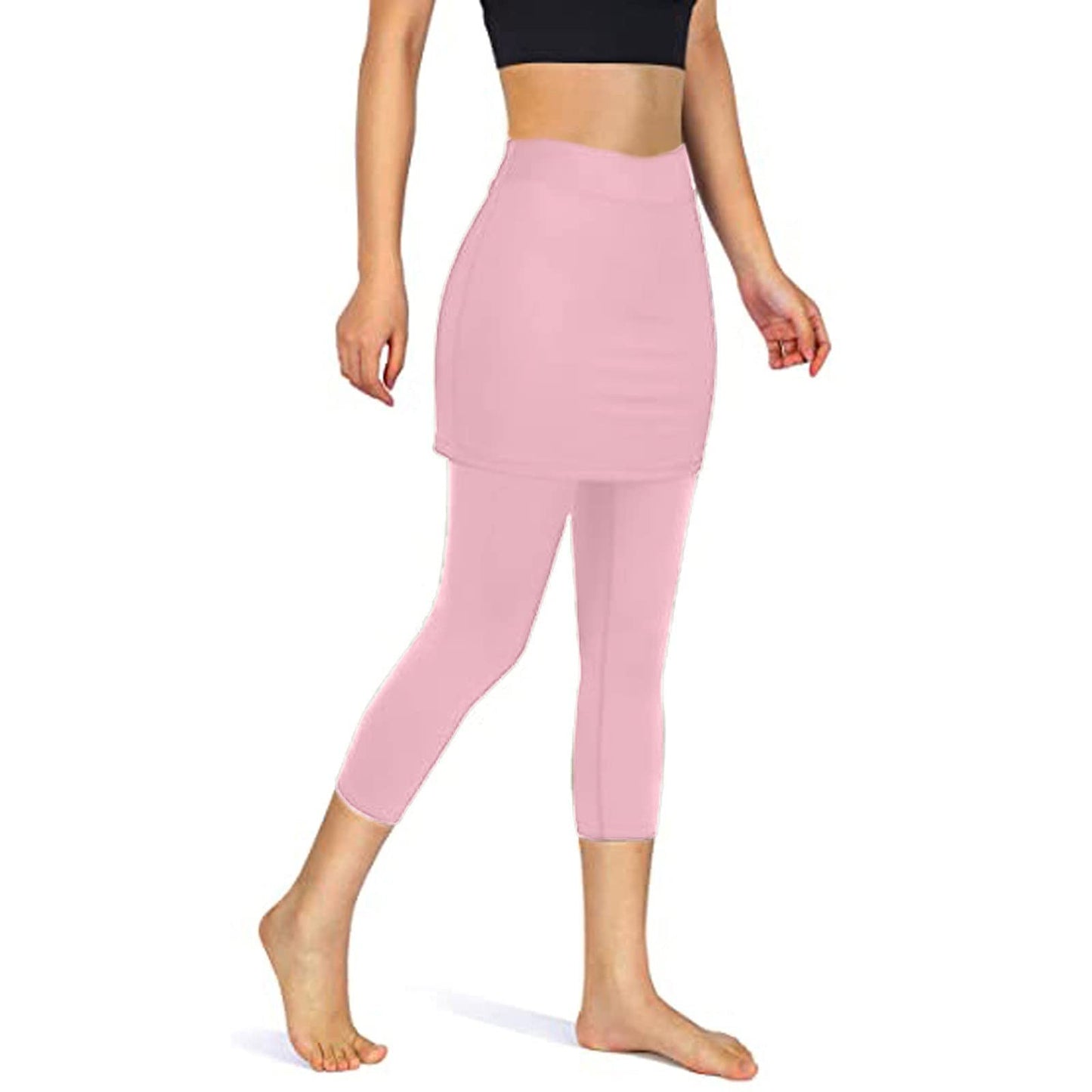 Aniywn Women's Leggings Skirt, Skirted Leggings, Active Skirt with Pockets, Tennis Pants Sports Fitness Culottes…