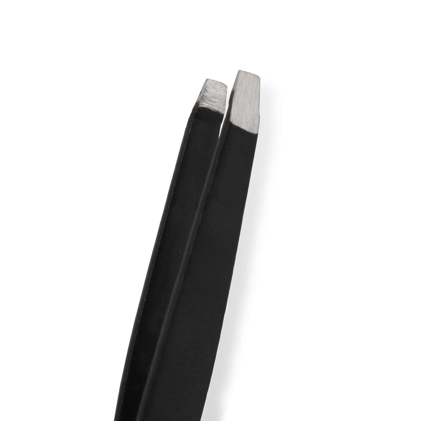 Amazon Basics Mini Eyebrow Tweezers 3-Pack, Black/White/Grey