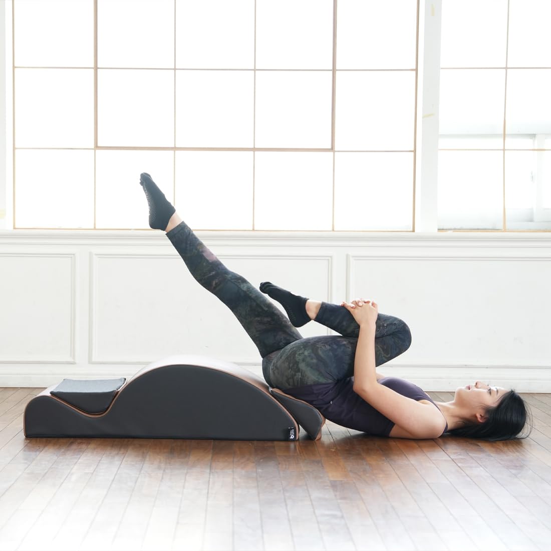 BAROSPINE Spine Corrector, Pilates Spine Supporter, Cervical Correction, Ergonomic Curved Bio-Foam Design, Non-Slip, Light Weight (Premium (Spine Corrector, Baro Curve & Spark Mat), Stone Gray)