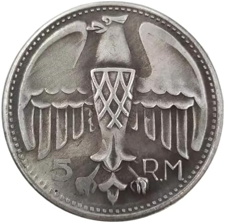 Antique German Coins, German Imperial Eagle Coins Collection, Germany Imperial Mark Vintage Ancient Coin, Lucky Feng Shui Coin, Explore History Culture (1935)