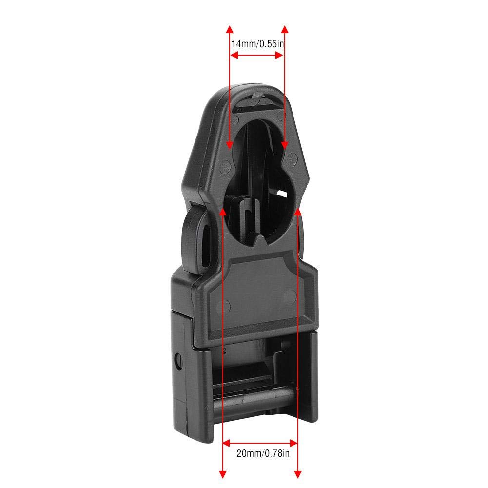 Alomejor Fin Strap Buckles Replacement Adjustable Swimming Fin Flippers Buckles Replacement Spare Accessories for Diving Diving Diver(B)