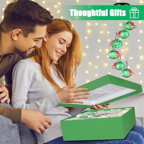 Charming Wind Chimes Hummingbird feeders for Outdoors Hanging ant and bee Proof,Never Leak,Perfect Garden Decor for Outside(Green)…