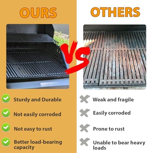 Grill Grates Replacement for Charbroil Tru Infrared Grill Parts 463242516 463242515, 463367016, 466242515, 466242615, 463243016, 463367516, 466242516, 466242616, 463346017, G466-0025-W1A, G472-0028-W1