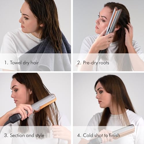 Special Edition Dyson Airstrait™ Straightener in Strawberry Bronze and Blush Pink