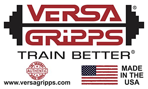 Versa Gripps® Classic, Made in the USA, Wrist Straps for Weightlifting Alternative, the Best Training Accessory, Blue, S