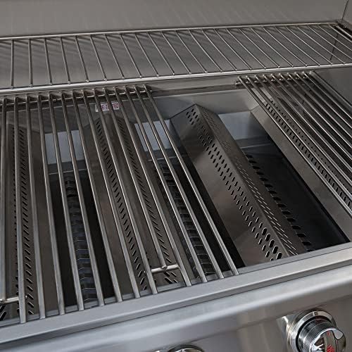 47628 87048 Heat Plates Flame Tamer 4 Burner Grill Replacement Parts for Bull 26038 26039 47629 69008 Bull Angus, Cal Flame G Series G3 G4 P4 Lion Premium L60000 L75000 Stainless Steel Heat Shield