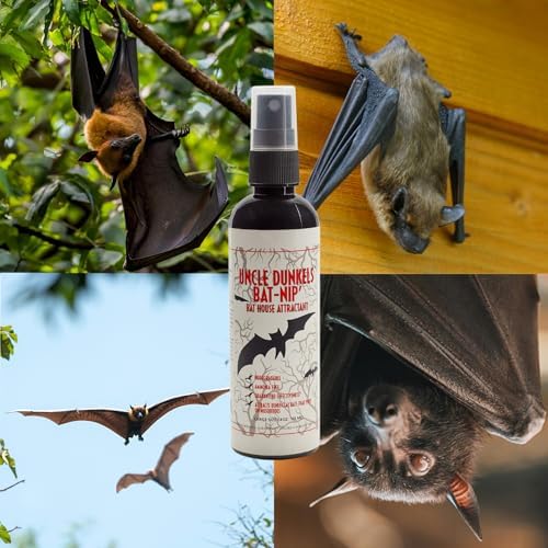 All-Natural Bat-Nip’ Pheromone Spray; 4 Fluid Ounces Bat House Attractant Spray