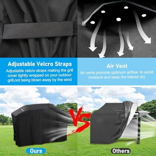 Griddle Cover for Blackstone 28 XL inch Griddle,Rip-Proof Upgraded Heavy Duty Material 75in Culinary Griddle Cover,Waterproof UV & Fade Resistant Flat Top Gas Grill Cover with Strap and Two Zippers