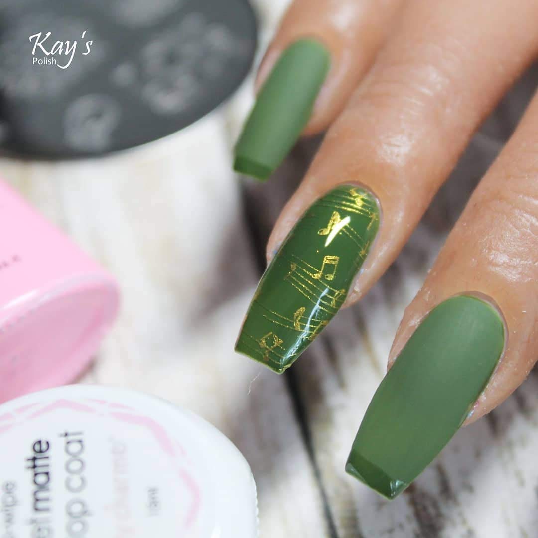 AIMEILI Soak Off UV LED Gel Nail Polish - Kale (073) 10ml