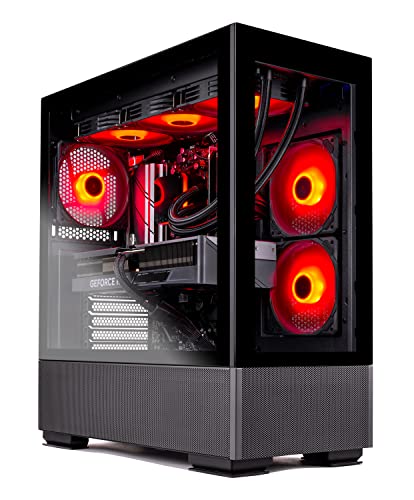 Skytech Gaming PC Desktop – Intel Core i7 12700F 2.1 GHz, NVIDIA RTX 4070 Ti, 1TB NVME SSD, 16GB DDR4 RAM 3200, 750W Gold PSU, 360mm AIO, 11AC Wi-Fi, Windows 11 Home 64-bit,Black