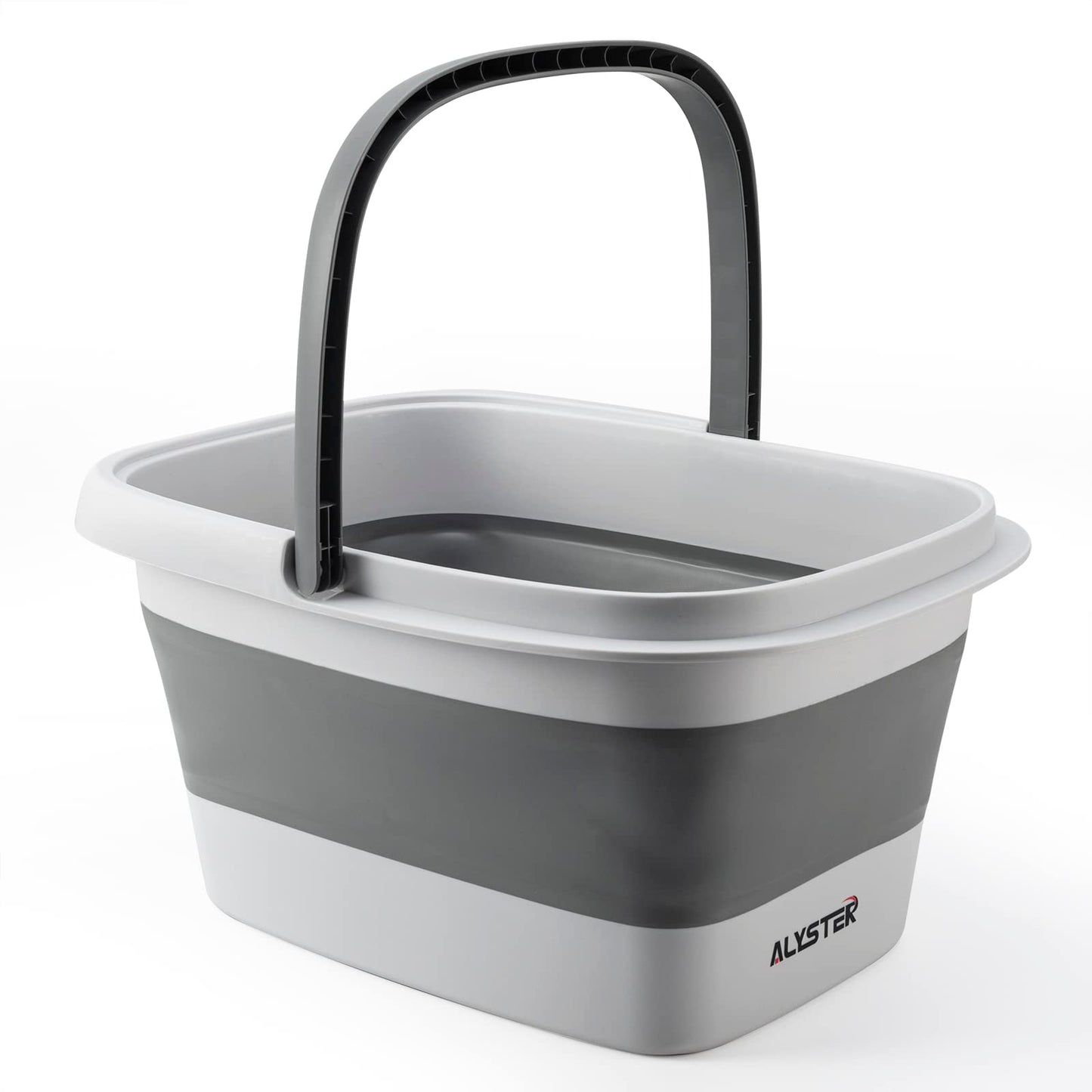 ALYSTER Collapsible Foot Bath with Handle - 15L/4 Gallons Massager Foot Soak Tub for Dry Cracked Feet, Pedicure Treatment